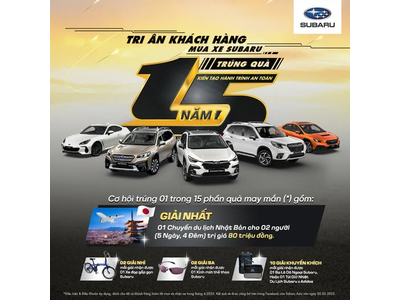 Bảng Giá Xe Subaru Trong Tháng 8/2025 - Cập Nhật Bảng Giá Mới Nhất Tại Subaru Hà Nội